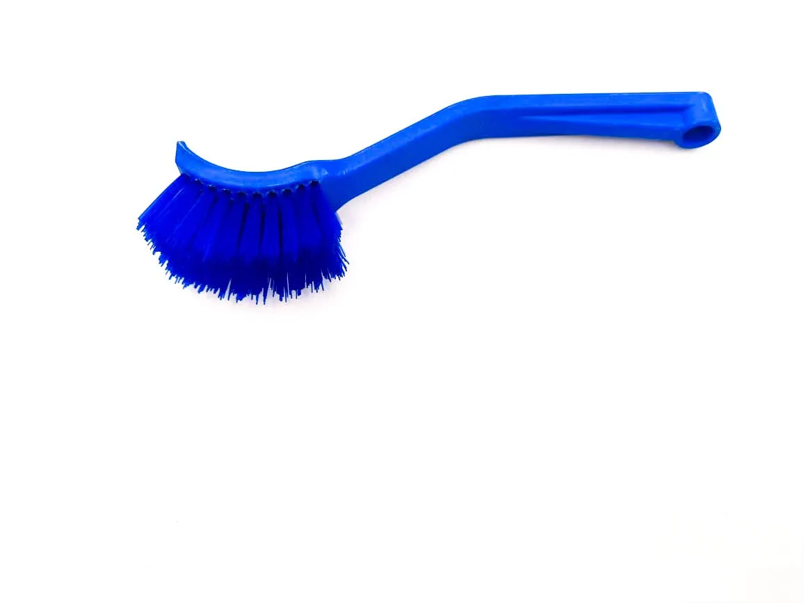 1375 Plastic Wash Basin / Toilet Seat Cleaning Brush (Multicolour)