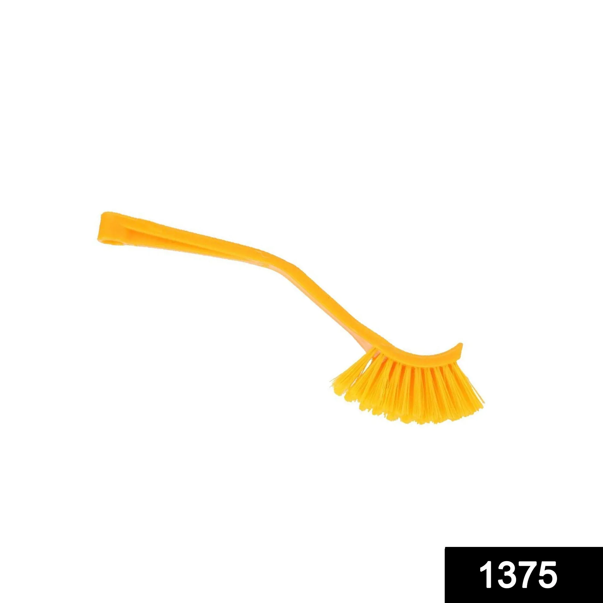 1375 Plastic Wash Basin / Toilet Seat Cleaning Brush (Multicolour)