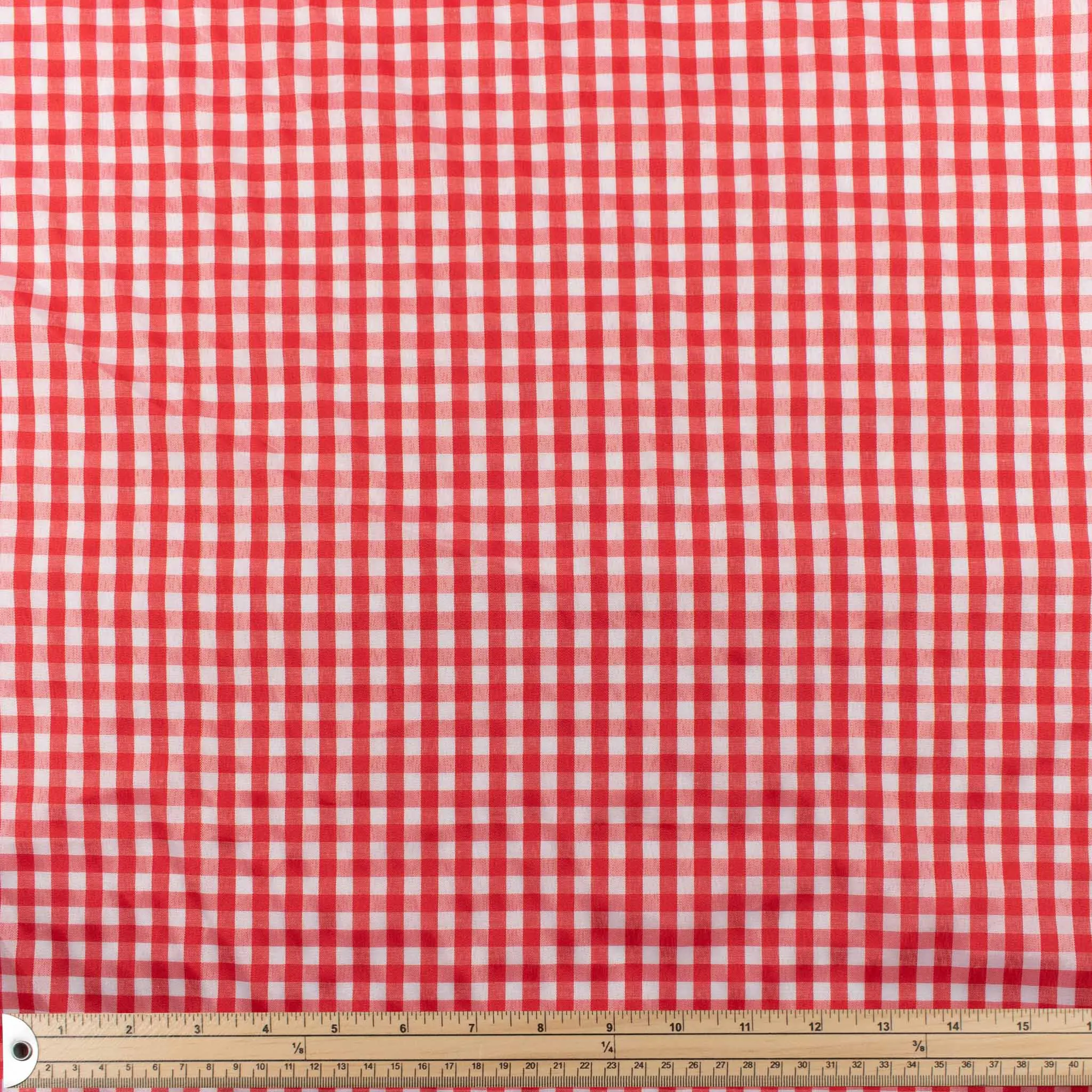 1/4-inch Cotton Poly Gingham Fabric