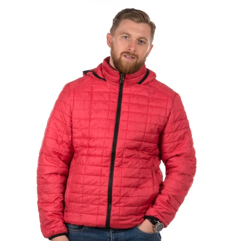 2786 Mens Honeycomb Hooded Jacket TS023