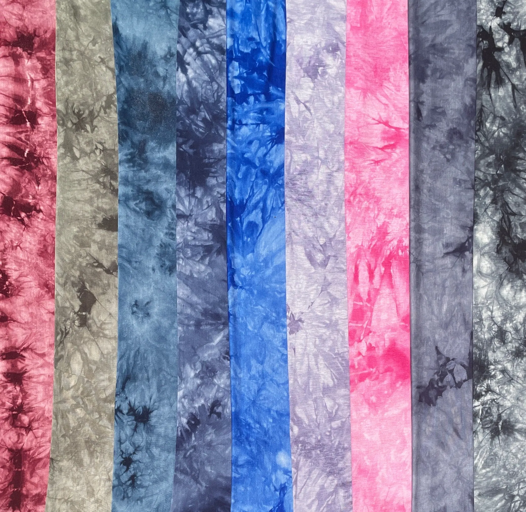 60” Bamboo 4-Way Stretch with Spandex Tie Dye Tie Dyed Apparel Jersey Knit Fabric By the Yard