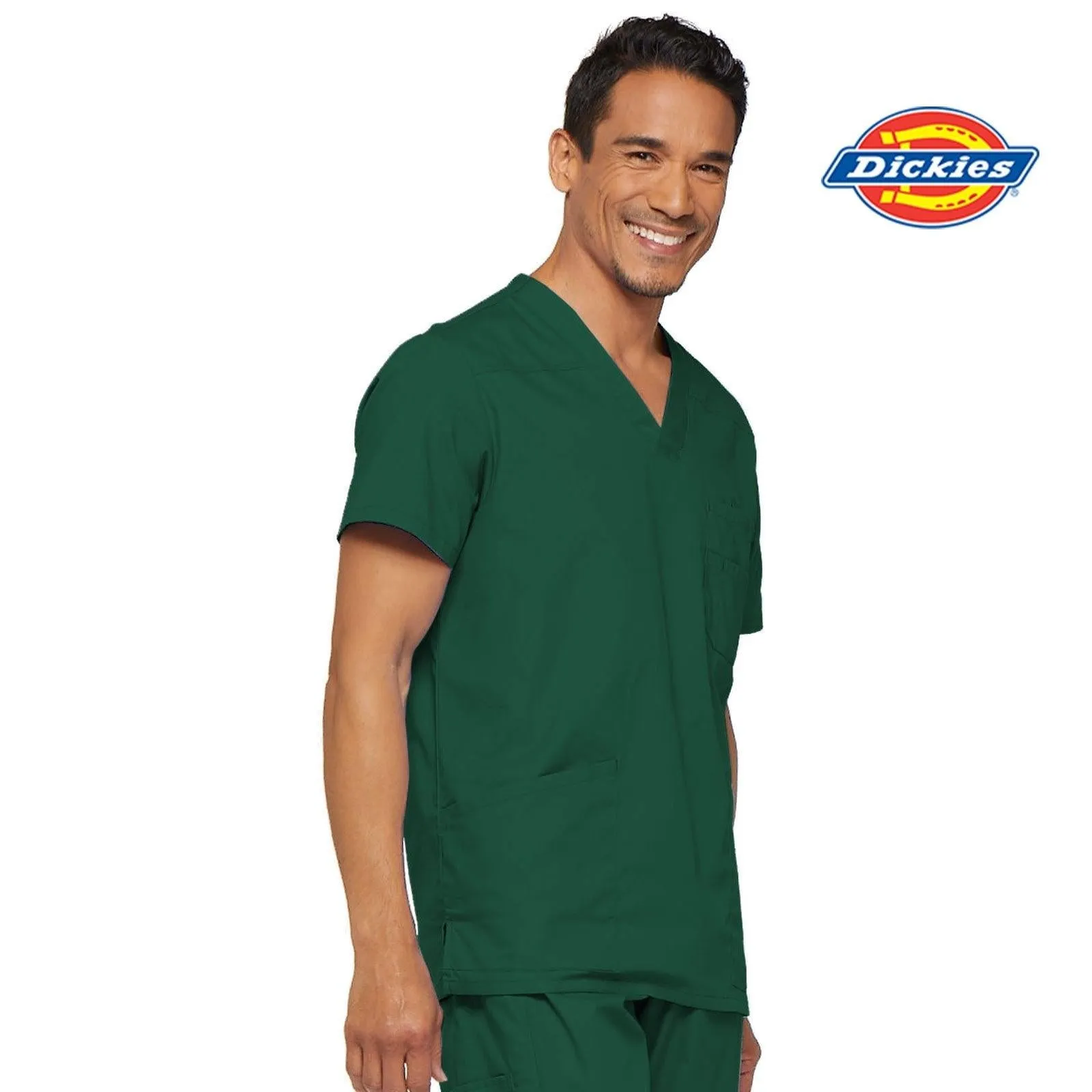 81906 RNSH Emergency Dickies EDS Signature Men's V-neck Utility Scrub Top