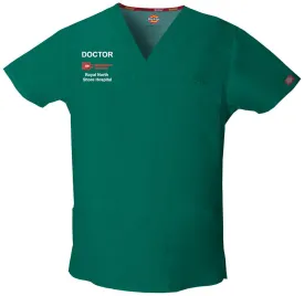 81906 RNSH Emergency Dickies EDS Signature Men's V-neck Utility Scrub Top