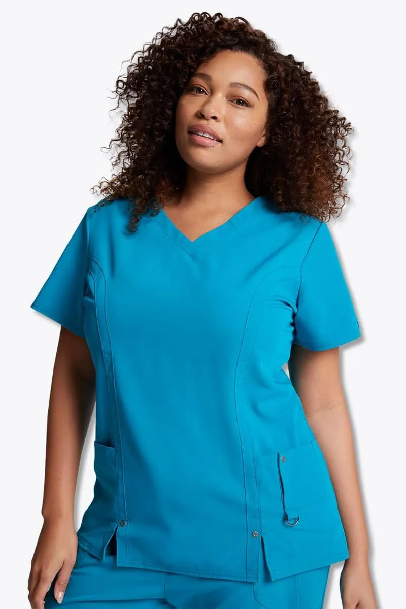 82851 Dickies Xtreme Stretch Womens V-Neck Scrub Top