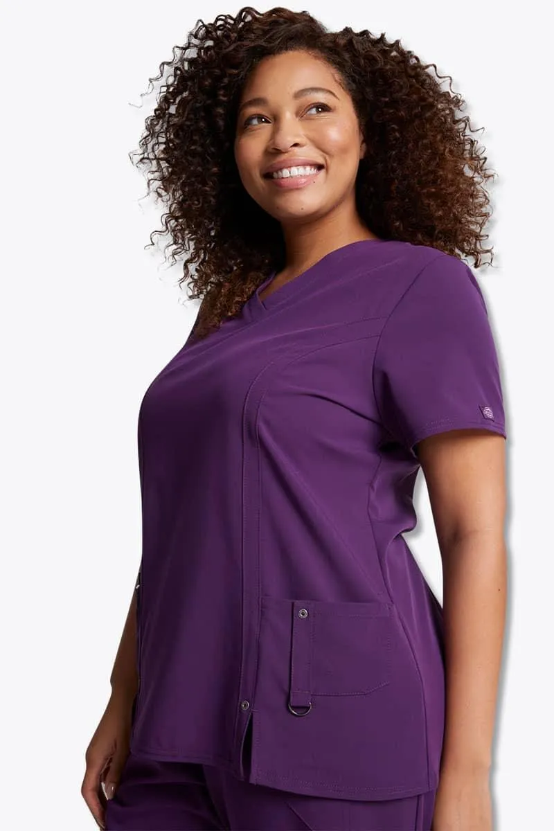 82851 Dickies Xtreme Stretch Womens V-Neck Scrub Top