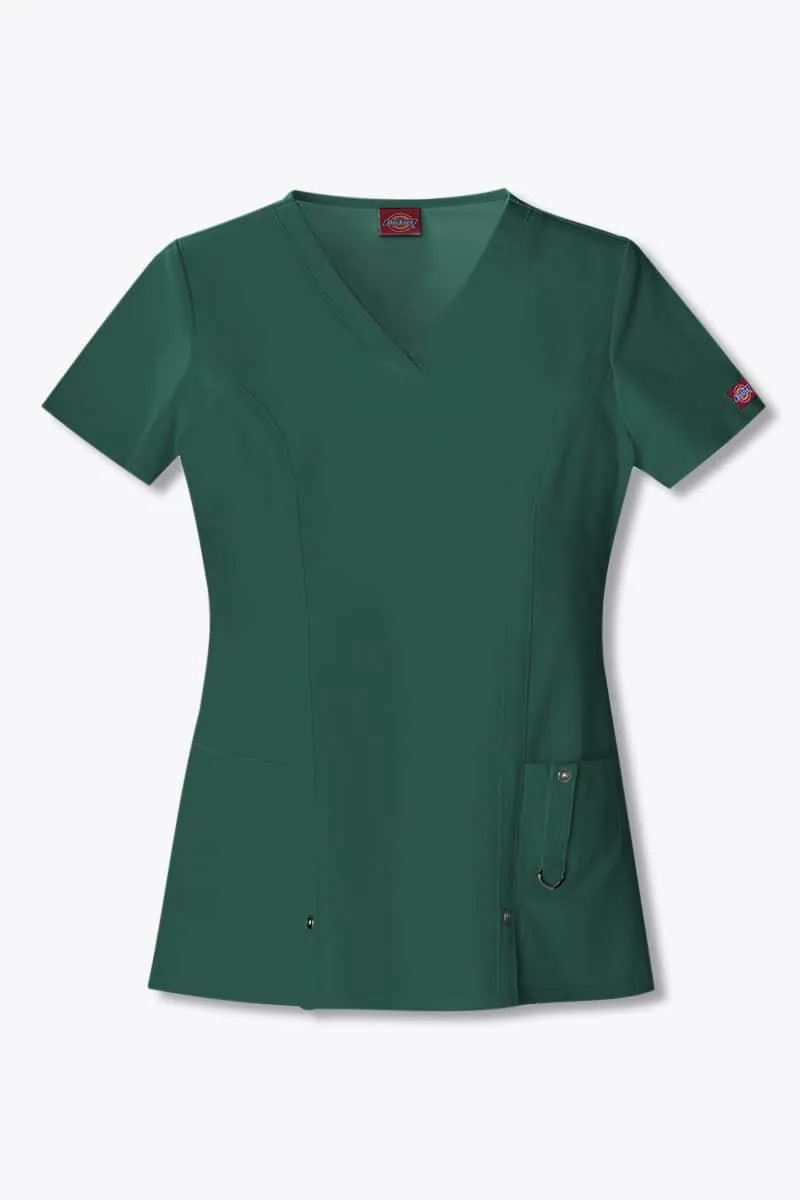 82851 Dickies Xtreme Stretch Womens V-Neck Scrub Top