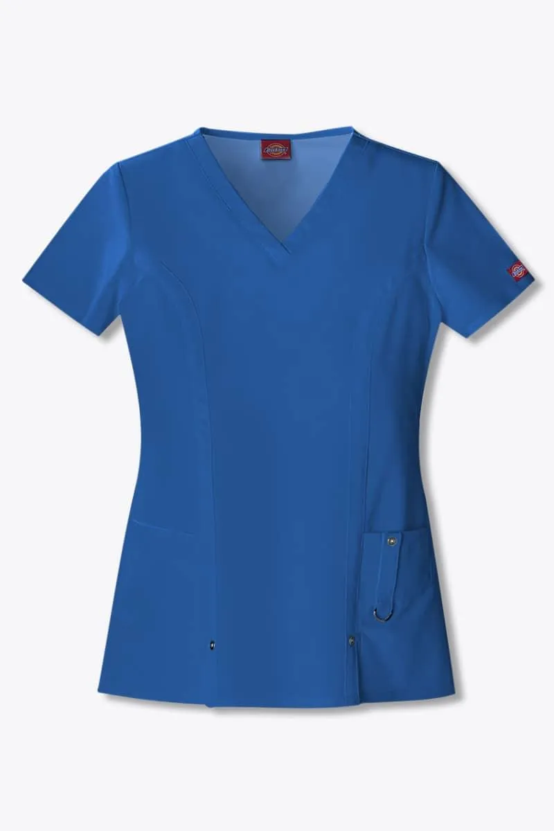 82851 Dickies Xtreme Stretch Womens V-Neck Scrub Top