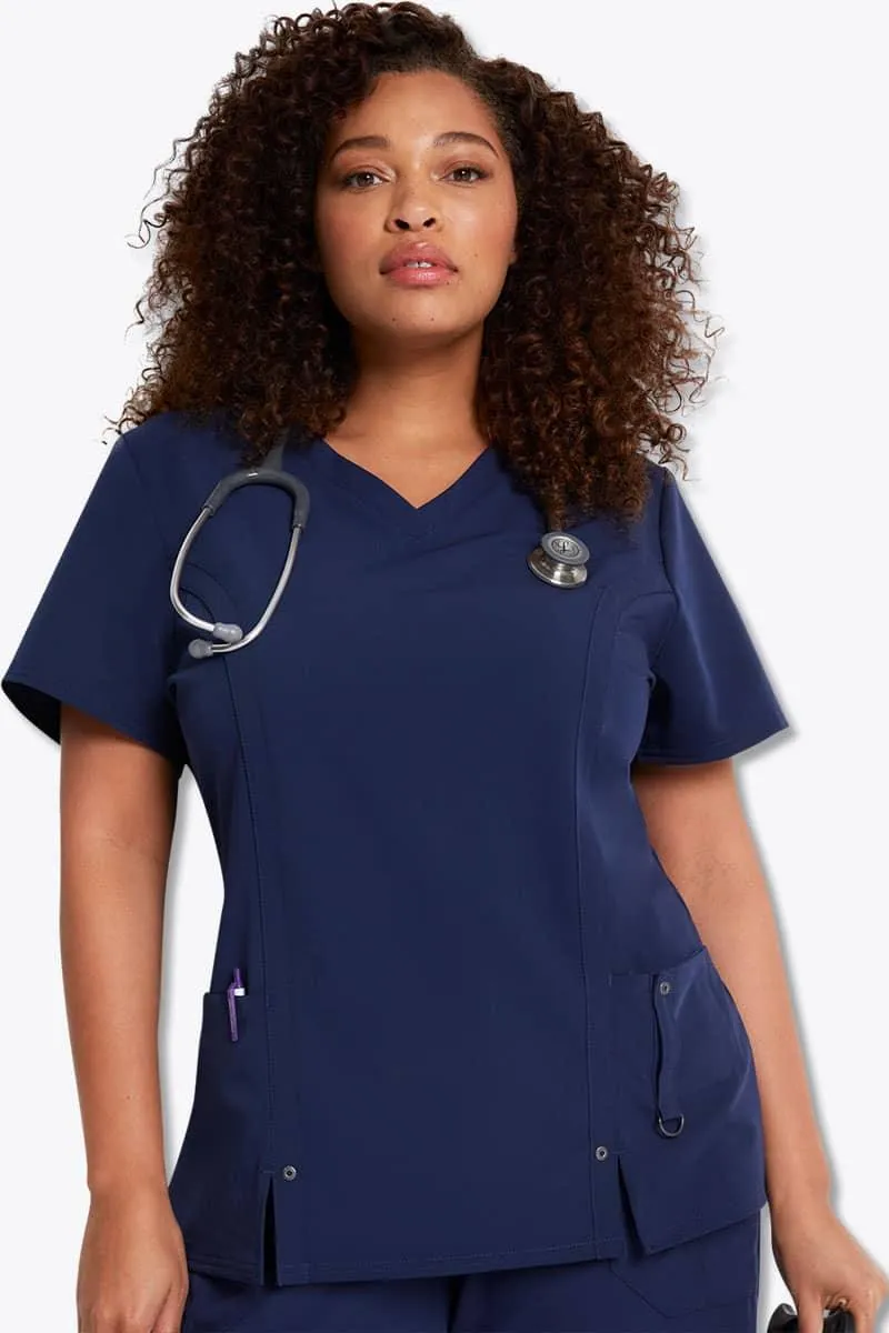 82851 Dickies Xtreme Stretch Womens V-Neck Scrub Top