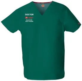 83706 Dickies RNSH Emergency Classic Unisex V-Neck Scrub Top