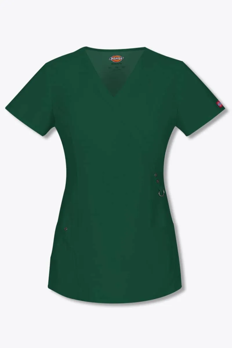 85956 Dickies Xtreme Stretch Women's Mock Wrap Top