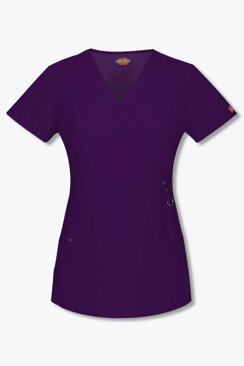 85956 Dickies Xtreme Stretch Women's Mock Wrap Top