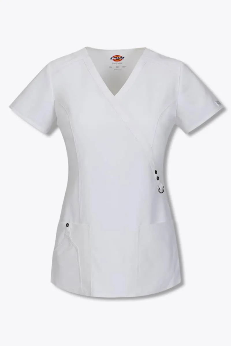 85956 Dickies Xtreme Stretch Women's Mock Wrap Top