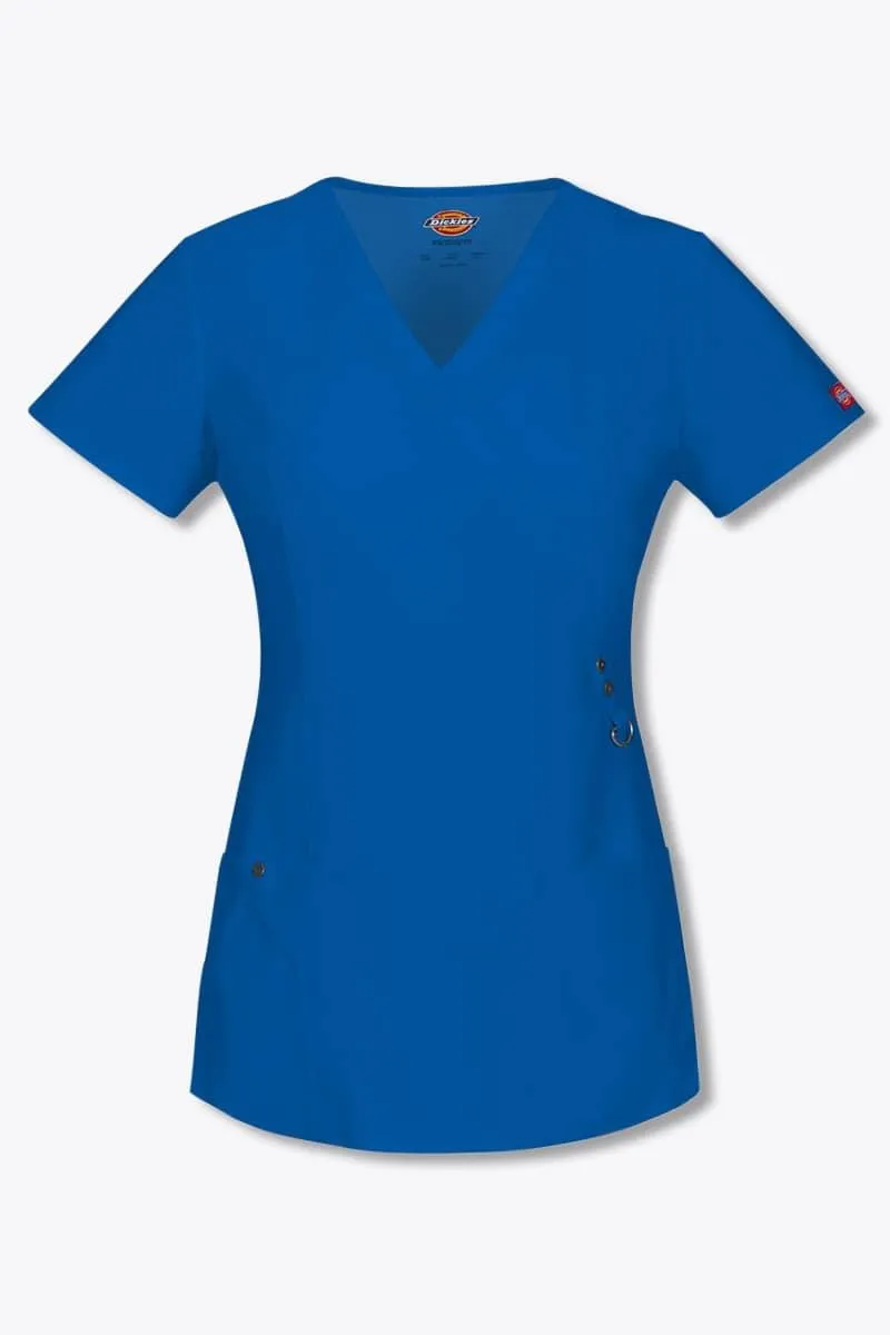 85956 Dickies Xtreme Stretch Women's Mock Wrap Top