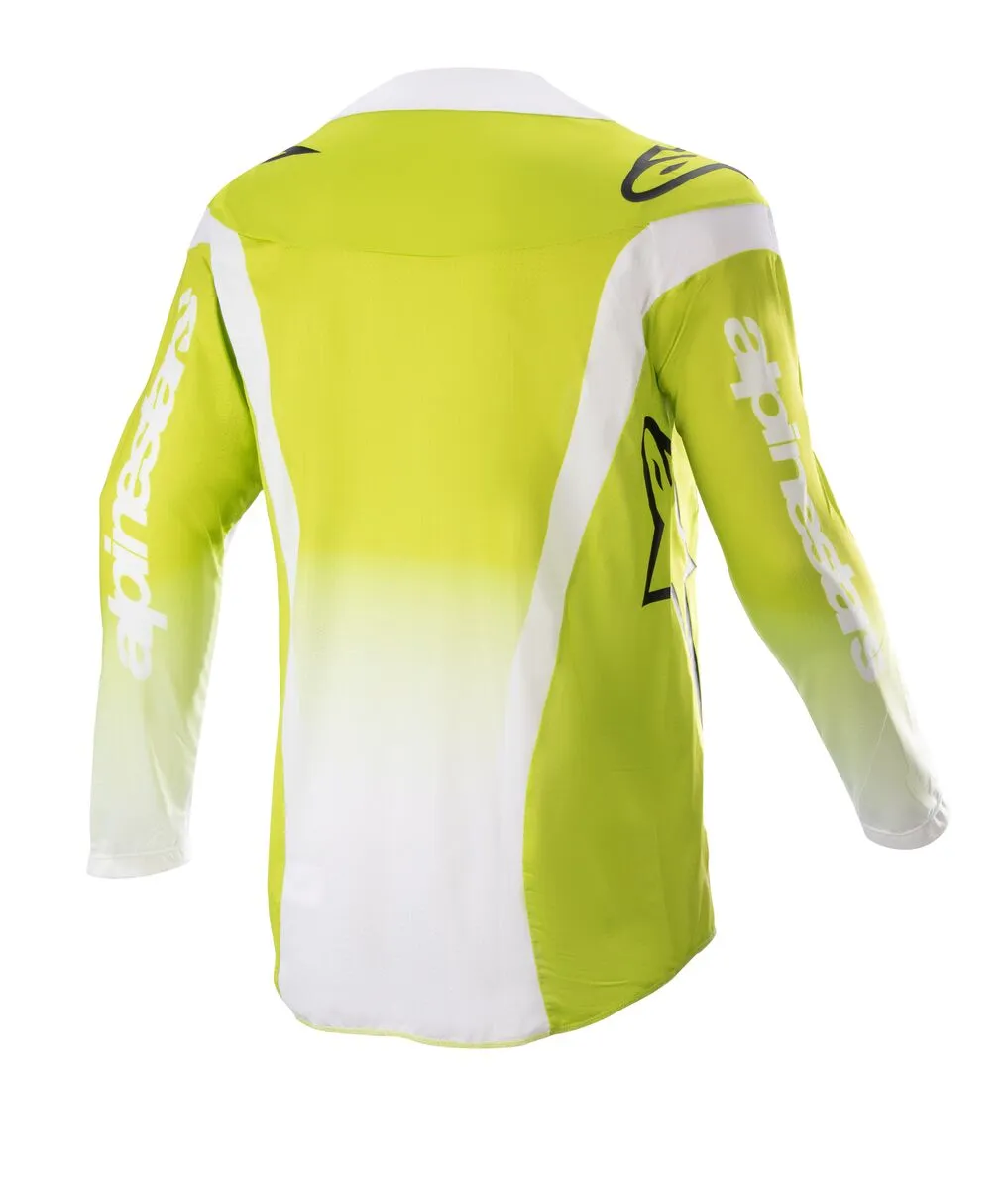 Alpinestars Youth Racer Push Yellow Fluo White Jersey