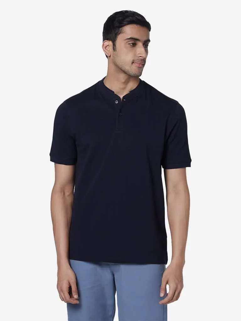 Ascot Navy Relaxed-Fit T-Shirt