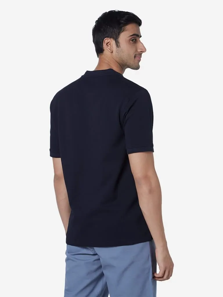 Ascot Navy Relaxed-Fit T-Shirt
