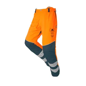 BasePro Hi Viz Chainsaw Trousers Type C