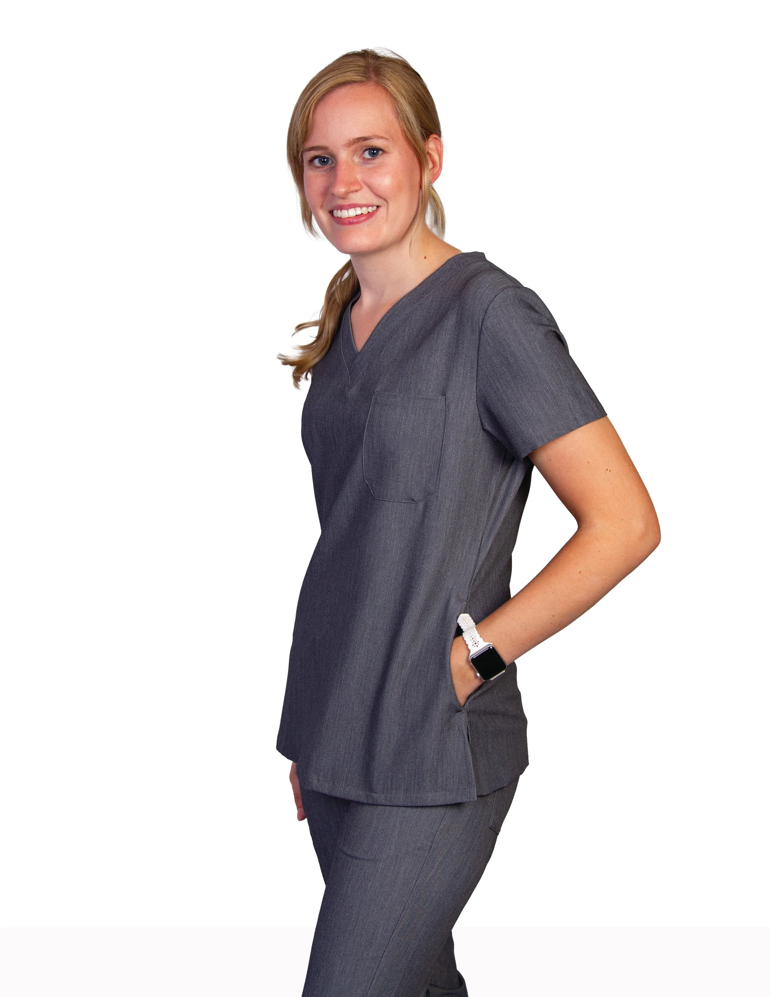 Beth V-Neck Scrubs Top