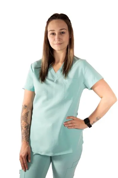 Beth V-Neck Scrubs Top