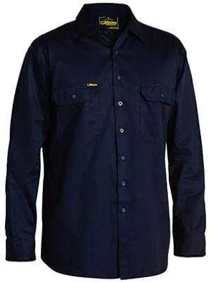Bisley Workwear Cool Lightweight Drill Shirt Long Sleeve BS6893
