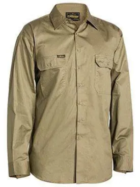 Bisley Workwear Cool Lightweight Drill Shirt Long Sleeve BS6893