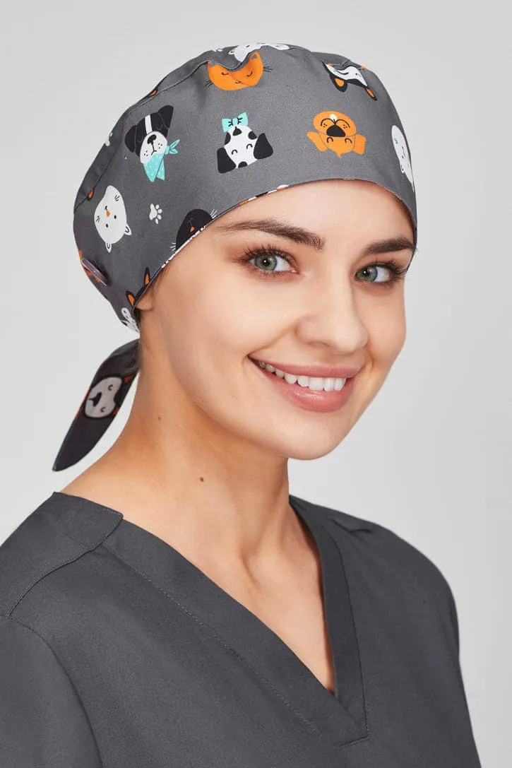 Biz Care Printed Scrub Cap CSC245U
