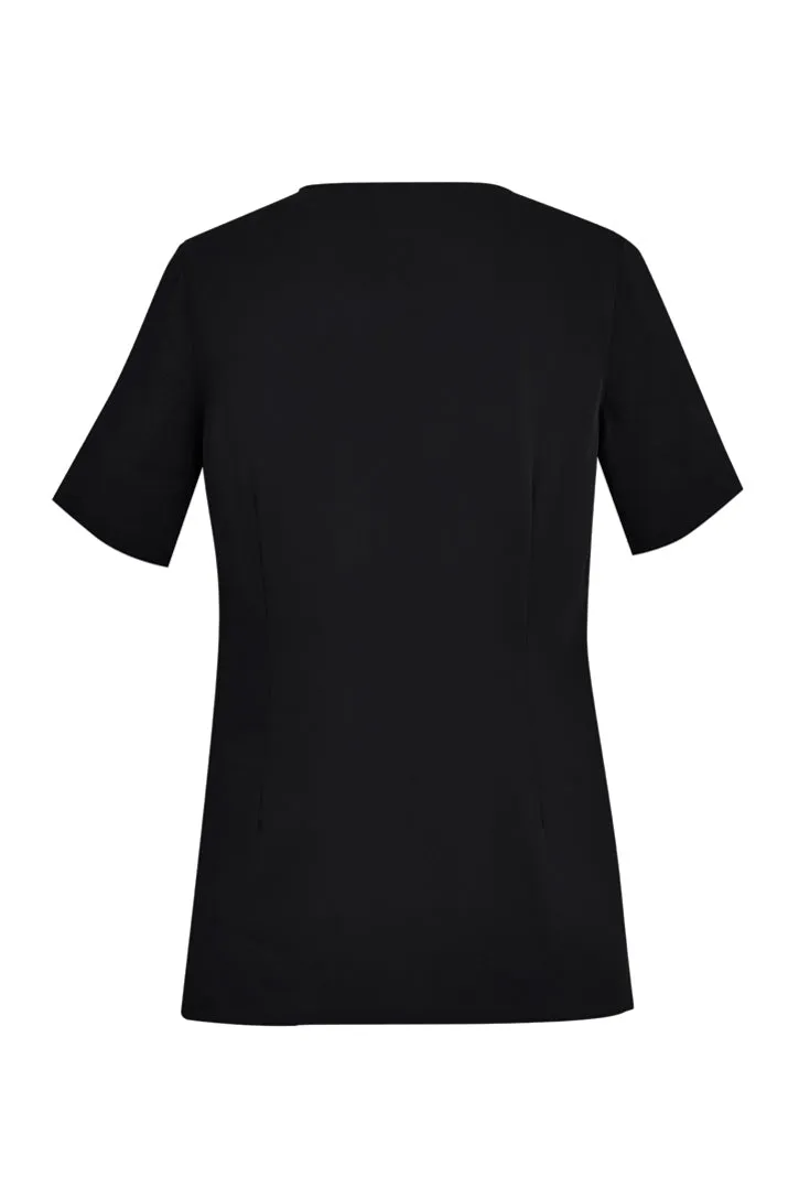 Biz Care Womens Avery  Round Neck Scrub Top (CST942LS)