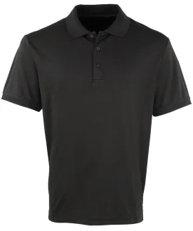 Black - Coolchecker® piqué polo (C)