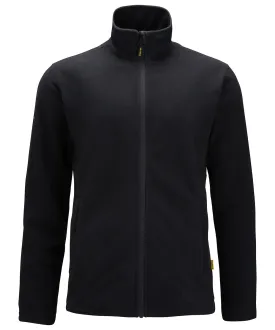 Black - Stanley Dixon zip-through microfleece