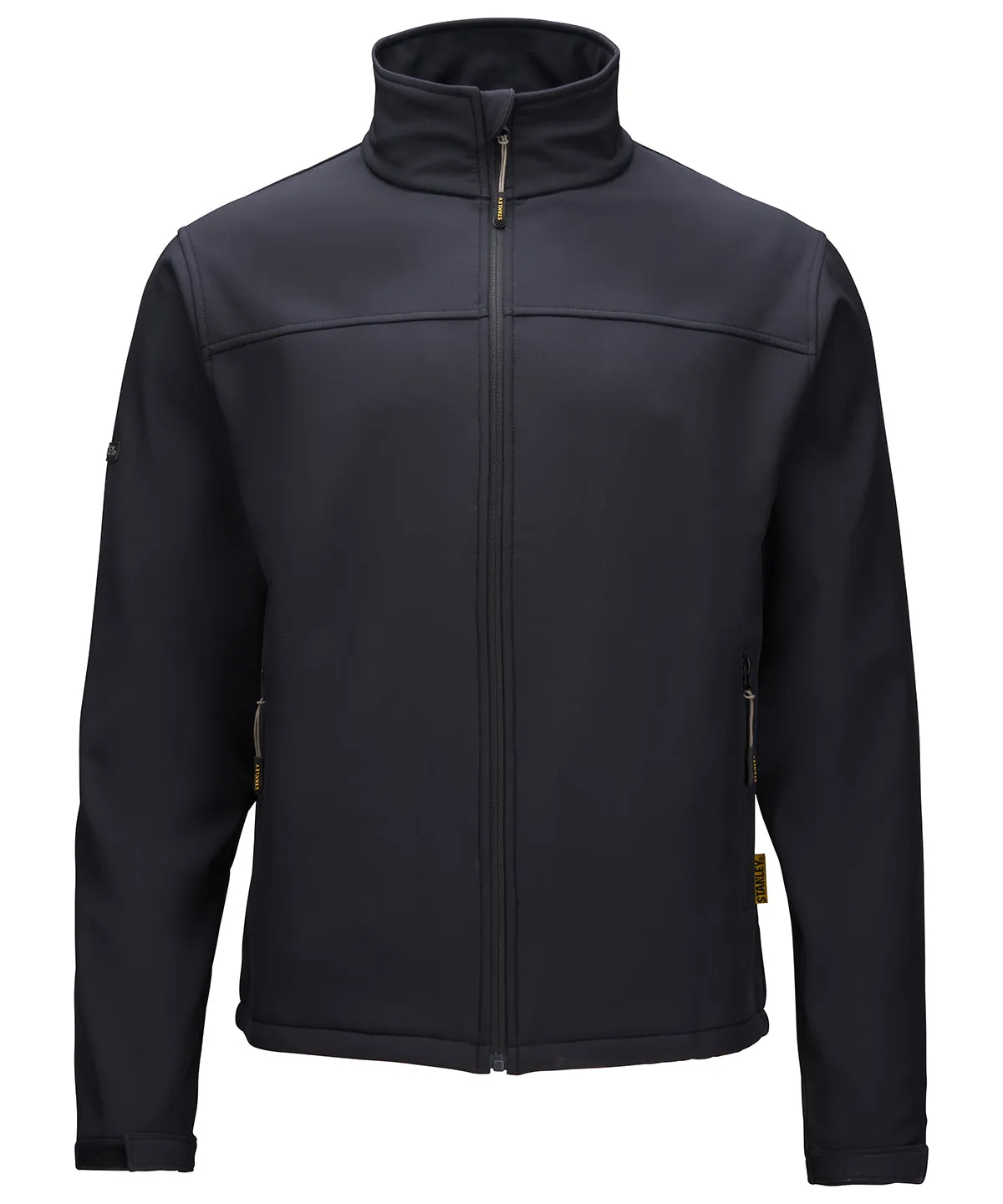 Black - Stanley Teton 2-layer full zip softshell