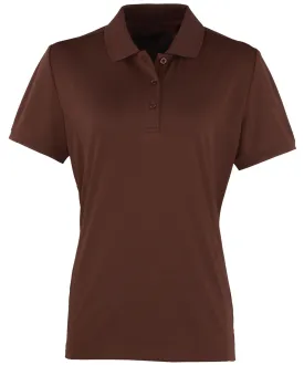 Brown - Women's Coolchecker® piqué polo