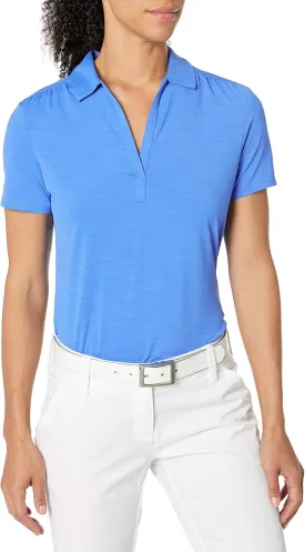 Callaway Womens Opti-Dri Tonal Short Sleeve Polo Shirt, with Stretch Fabric and Sun Protection, Extended Sizing