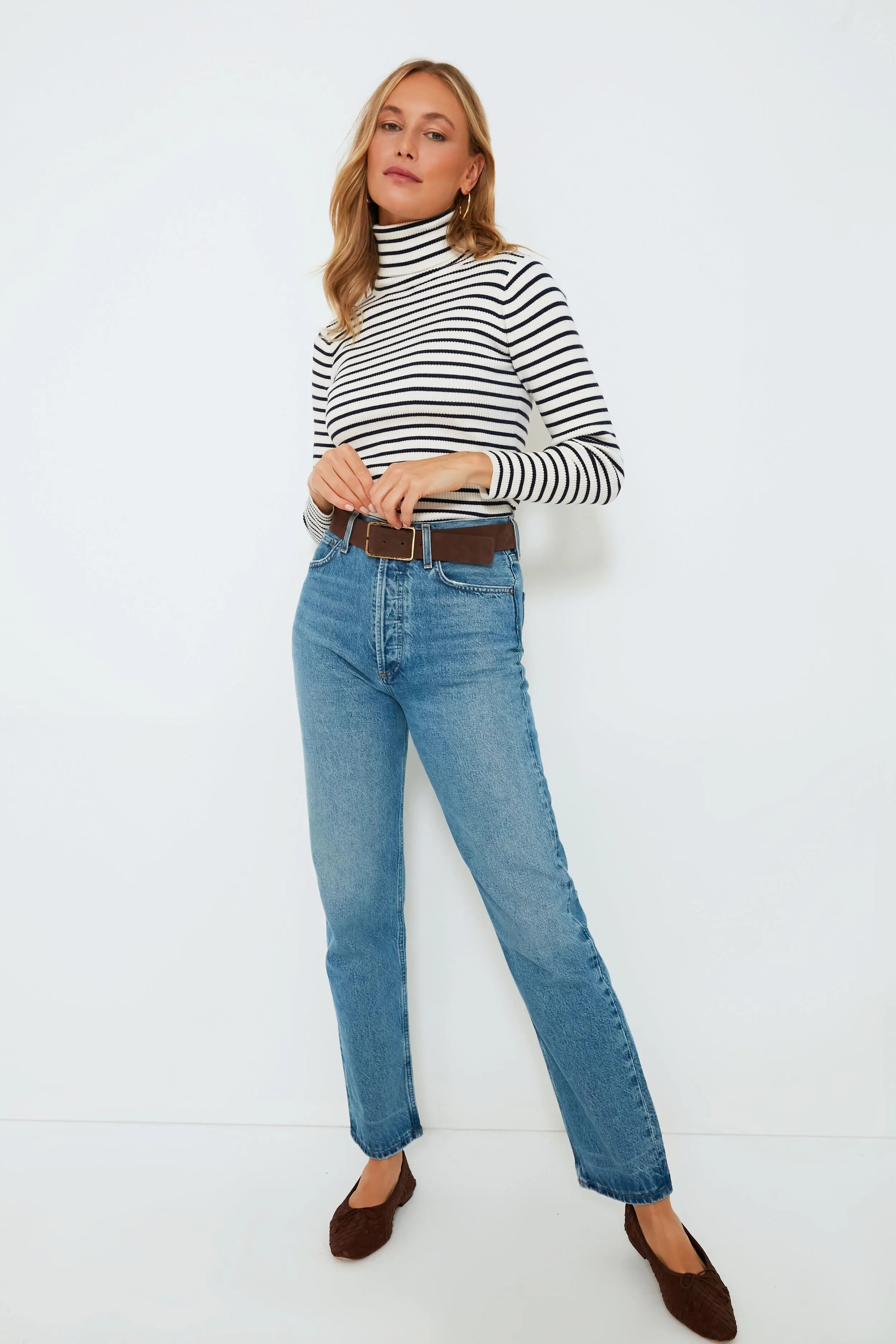 Chocolate Suede Milla Belt