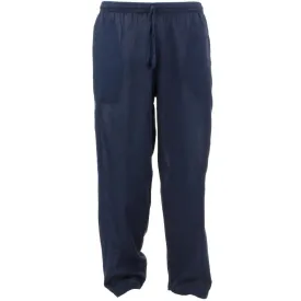 Lightweight Blue Nepalese Cotton Trousers - Classic Plain Style
