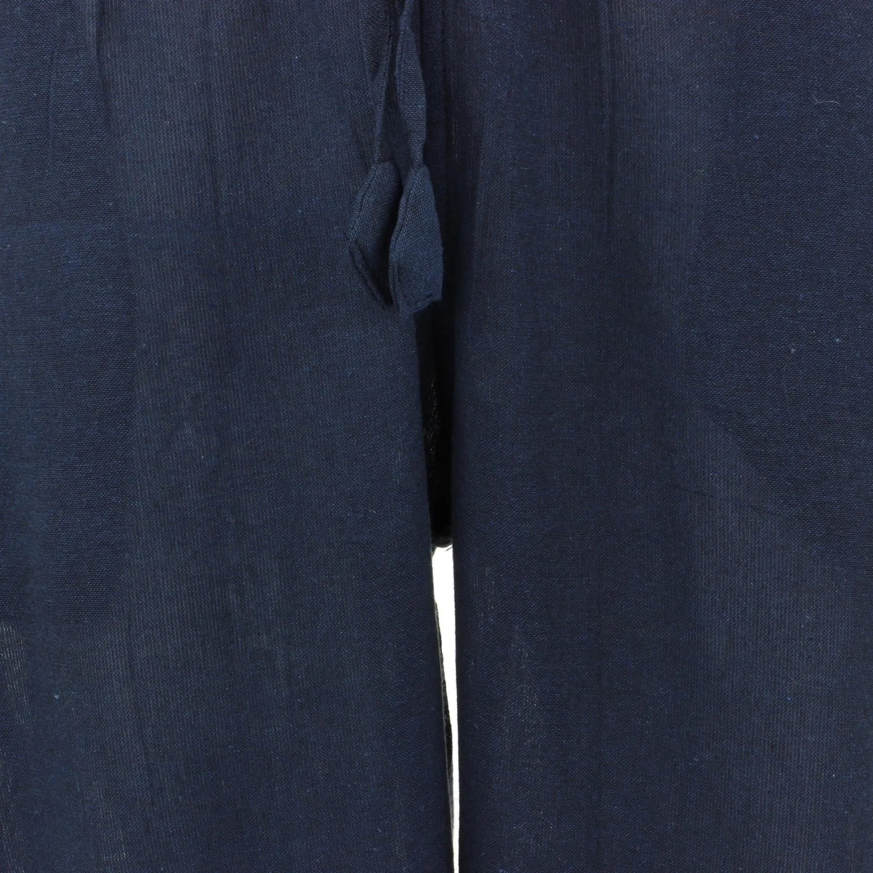 Lightweight Blue Nepalese Cotton Trousers - Classic Plain Style