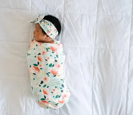 Copper Pearl Knit Swaddle Blanket - Leilani