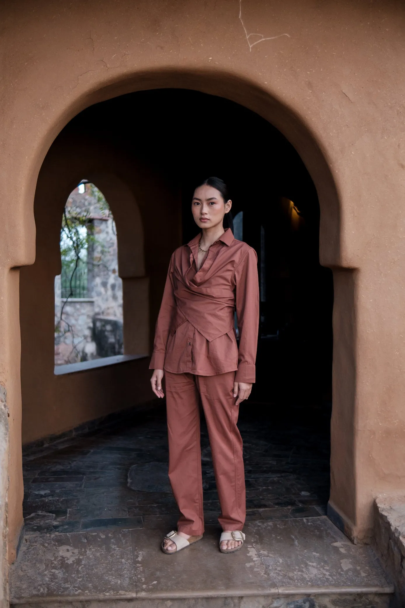 Copper Sandra Straight Pants