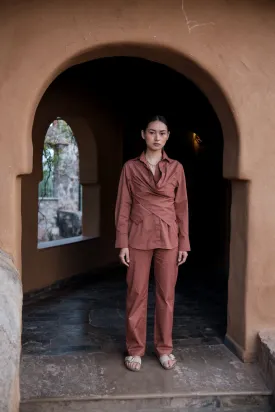 Copper Sandra Straight Pants