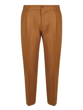 Dark beige wool trousers