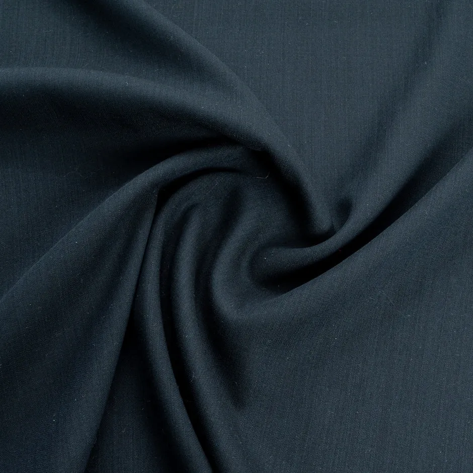 Dark Brown Pinstriped Double Faced Super 120s Wool