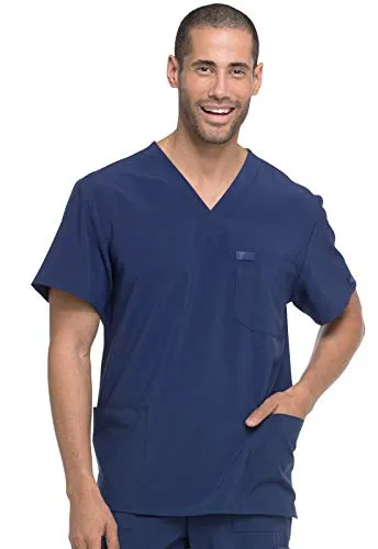 Dickies DK645 EDS Essentials Men Scrubs Top V-Neck