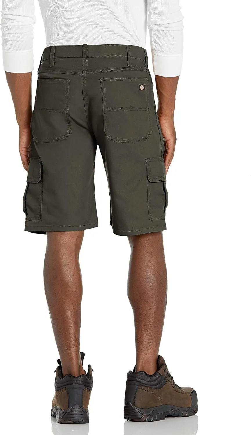 Dickies Men's Tough Max 11 Inch Relaxed Fit Duck Cargo Short