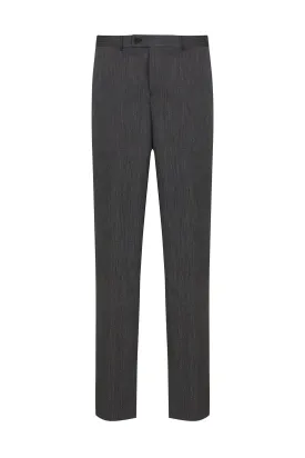 Dynamic Fit Side Pocket High Waist Charcoal Dress Pants