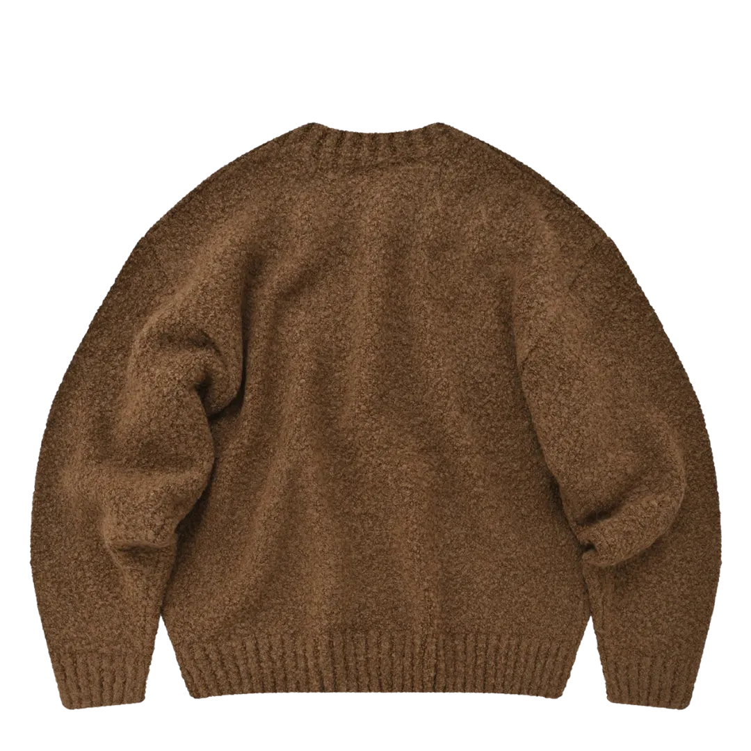 FrizmWORKS : Alpaca Boucle Knit in Brown