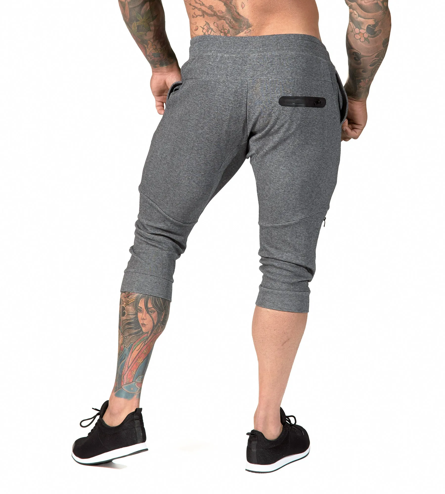 Fusion 3/4 Gym Pants II - Carbon Grey