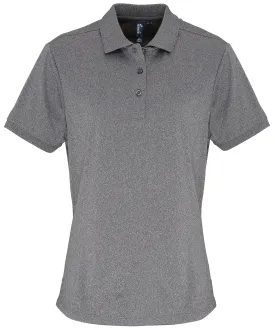 Grey Melange - Women's Coolchecker® piqué polo