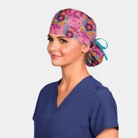 Gypsy Floral - Pony Surgical Scrub Cap
