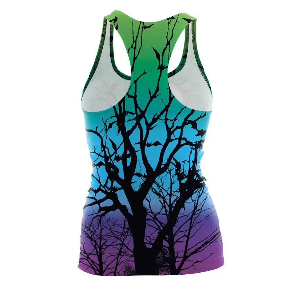 Halloween Spooky O-Neck Cami Top – Stylish & Comfortable