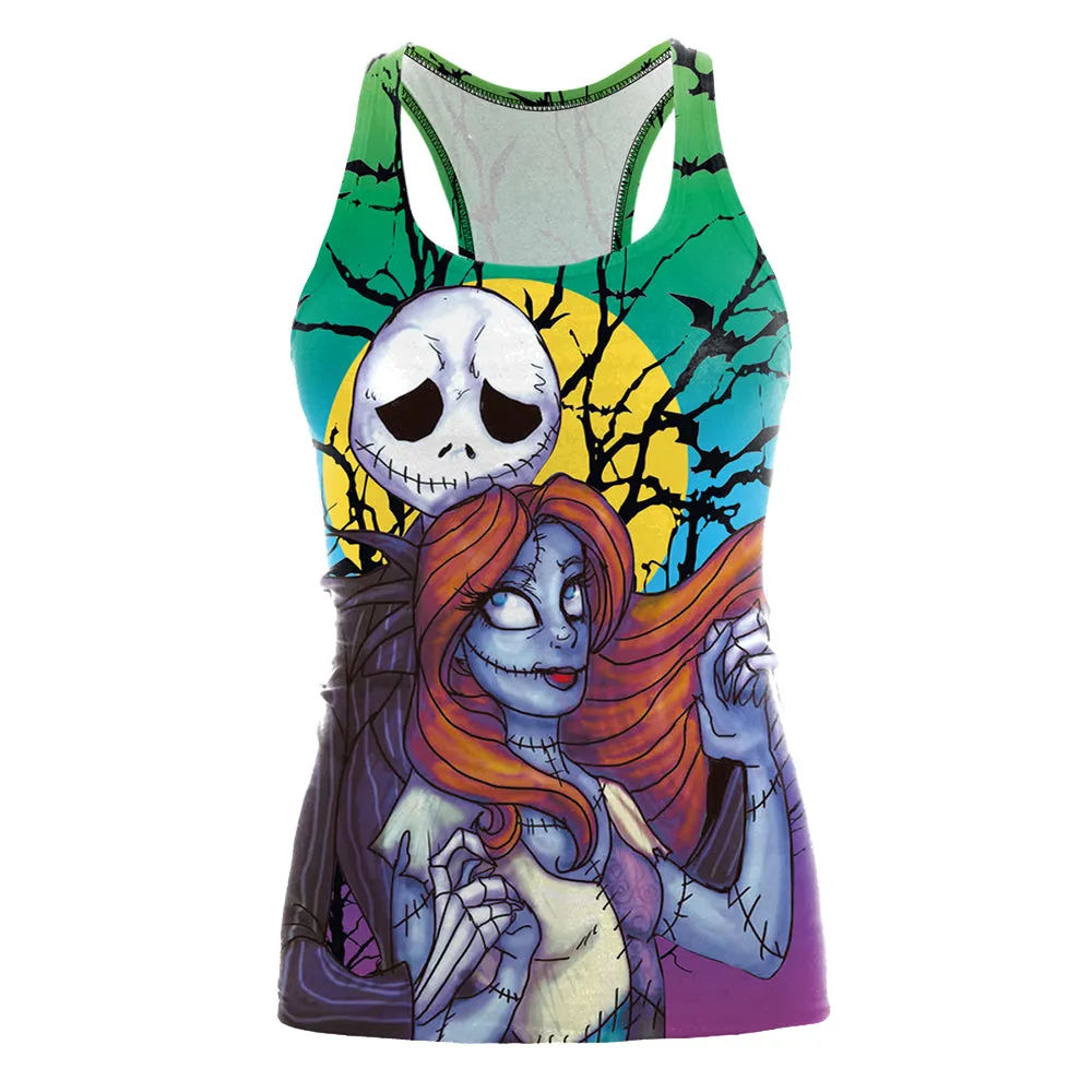 Halloween Spooky O-Neck Cami Top – Stylish & Comfortable