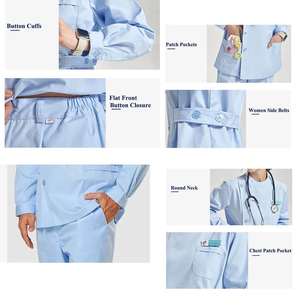 HC - Odontology Scrub Uniform: Unisex nurse workwear, ideal for dental and healthcare settings